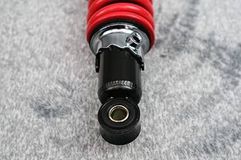 Amazon | 汎用 細巻き サス 345mm 赤×黒/旧車サス リア